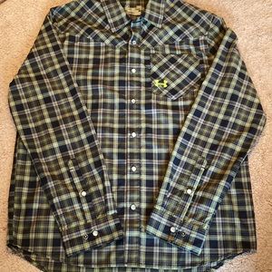 EUC Under Armour Mens All Season Nylon Long Sleeved Shirt - sz Large